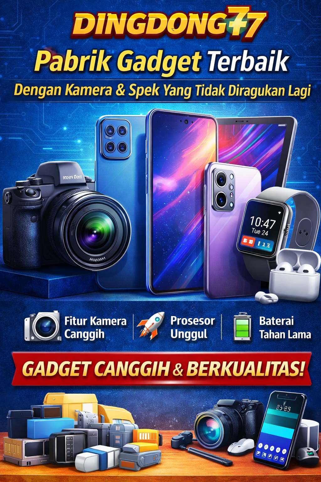 DINGDONG77 : Pabrik Gadget Terbaik Dengan Kamera Dan Spek Yang Tidak Di ragukan Lagi